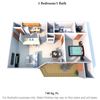 1 Bedroom, 1 Bath